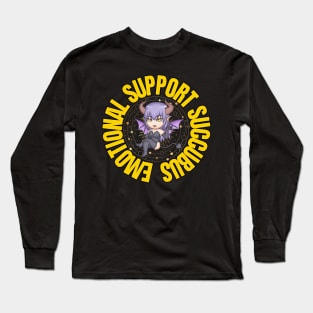 Emotional Support Succubus Long Sleeve T-Shirt